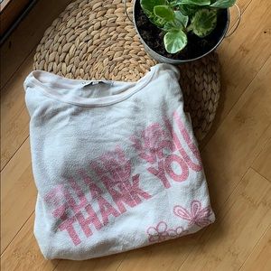 Wildfox “Thank You” Jumper